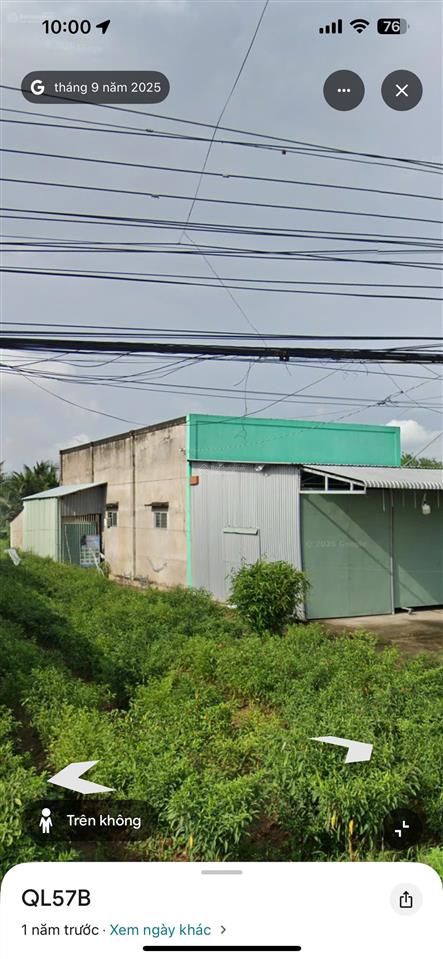 Bán nhà đất 1505m2 mặt tiền ql57b kcn phú thuận, bình đại, bến tre
