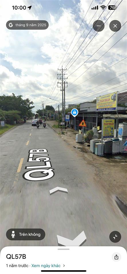 Bán nhà đất 1505m2 mặt tiền ql57b kcn phú thuận, bình đại, bến tre