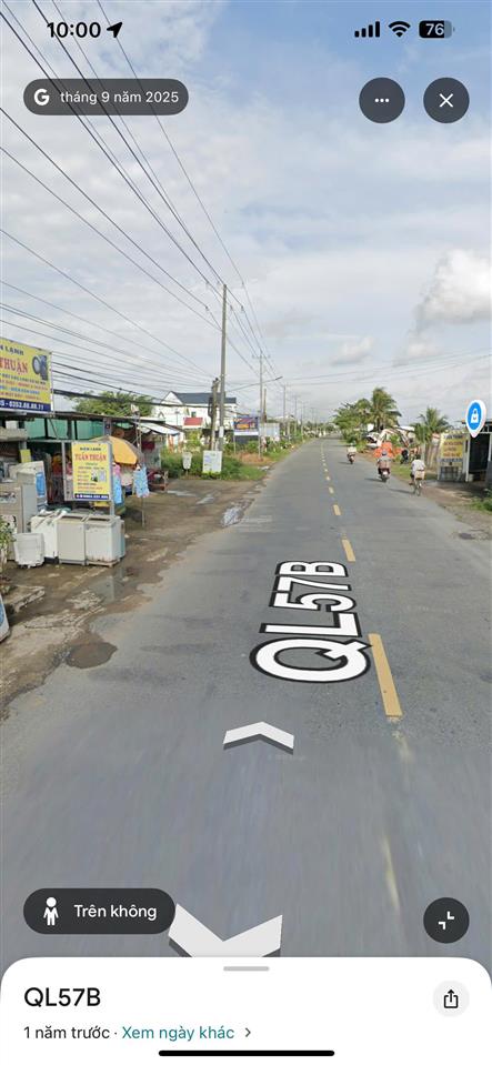 Bán nhà đất 1505m2 mặt tiền ql57b kcn phú thuận, bình đại, bến tre