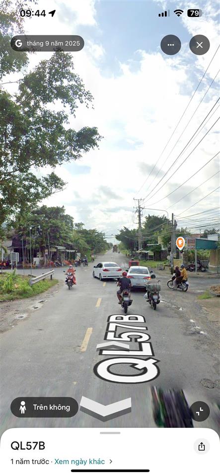 Bán nhà đất 1505m2 mặt tiền ql57b kcn phú thuận, bình đại, bến tre