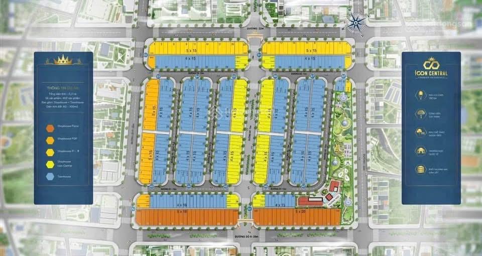 Đất kdc icon central p. tân đông hiệp  tp dĩ an gần vincom 550 dĩ an