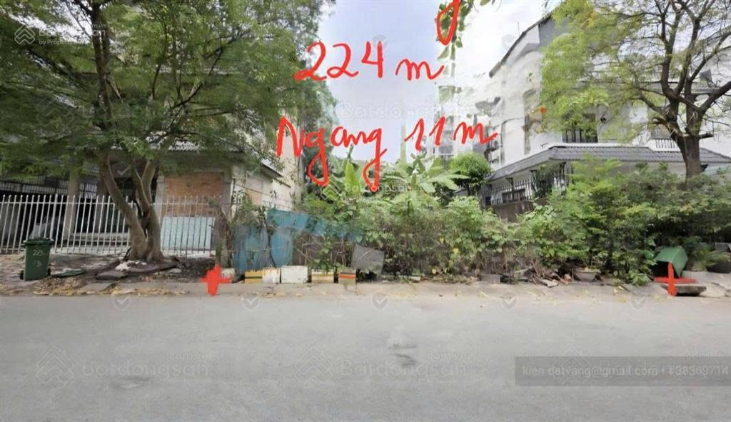Cần bán lô đất biệt thự đơn lập ngang 11m khu dân cư khang an, giá 69 triệu/m2