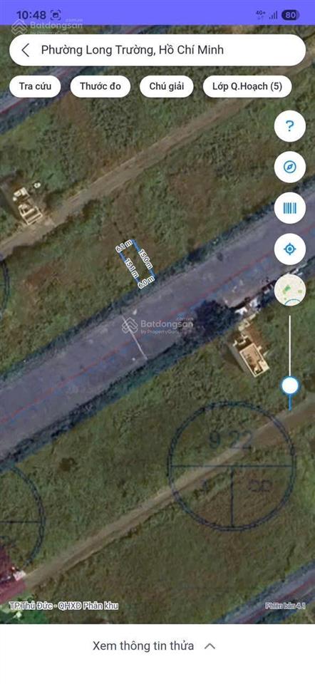 Cần bán nền đất 6x15m đường liên phường giá 6.9 tỷ ( sổ sẵn )