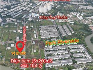Chính chủ bán lô đất 100m mặt tiền đường liên phường giá 11.8 tỷ ( còn bớt )