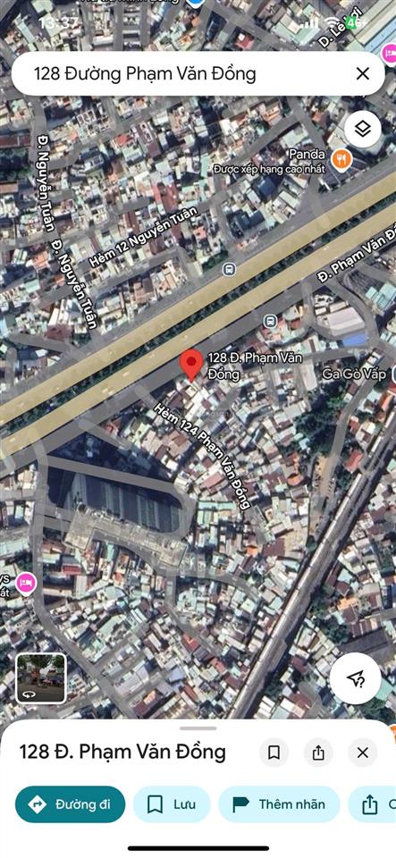 Chủ cần bán nhanh 76,4m mặt tiền đường phạm văn đồng quận gò vấp cũ giá tốt