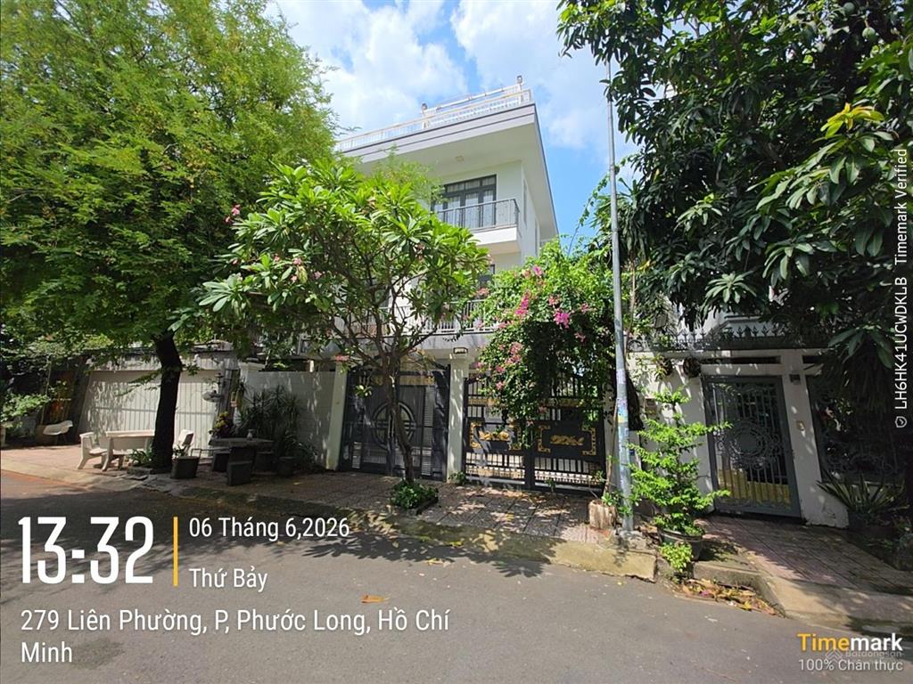 Bán căn biệt thự 180m2 khu dân cư liên phường, giá 22.5 tỷ (sổ sẵn)