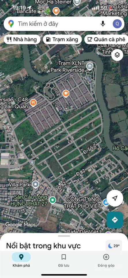 Cần bán 90m2 đất mặt tiền đường liên phường giá 9,72 tỷ sổ riêng