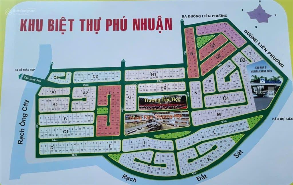 Bán nhanh nền đất biệt thự phú nhuận, giá 59,5 triệu/m² (sổ sẵn)
