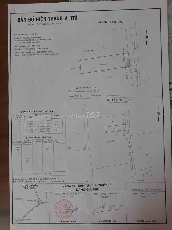 Chính chủ cần bán Đất, Phường Long Trường