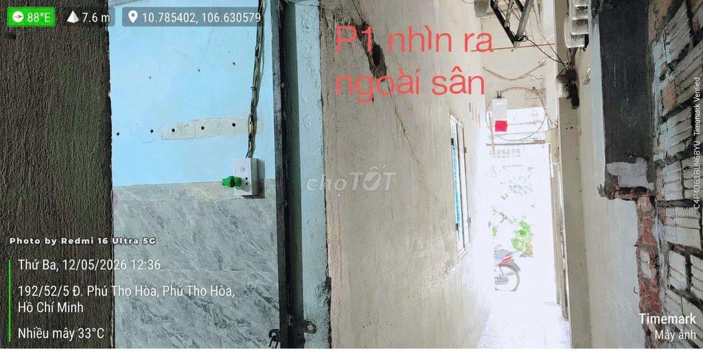 phòng trọ lối đi riêng, giờ giấc tự do