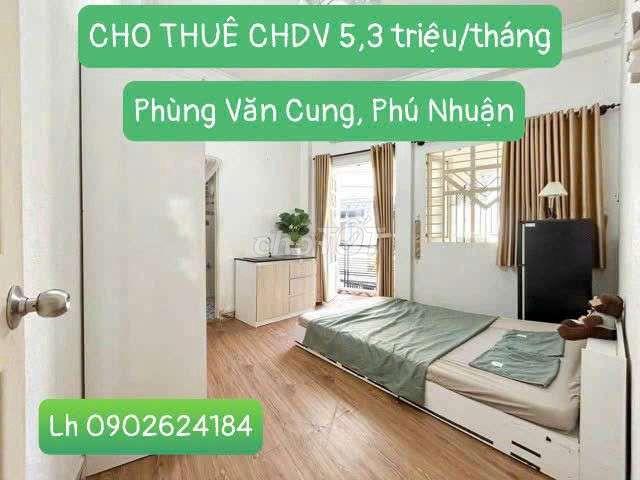 CHO THUÊ CHDV PHÚ NHUẬN 5,3 triệu/tháng
