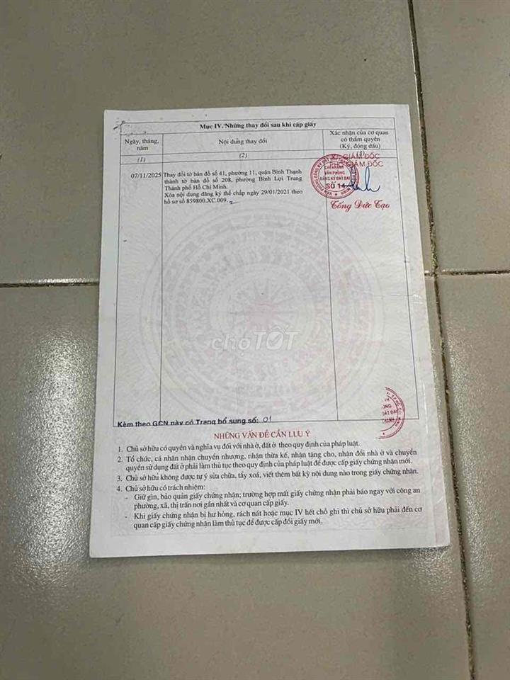 Bán gấp chính chủ 5ty7