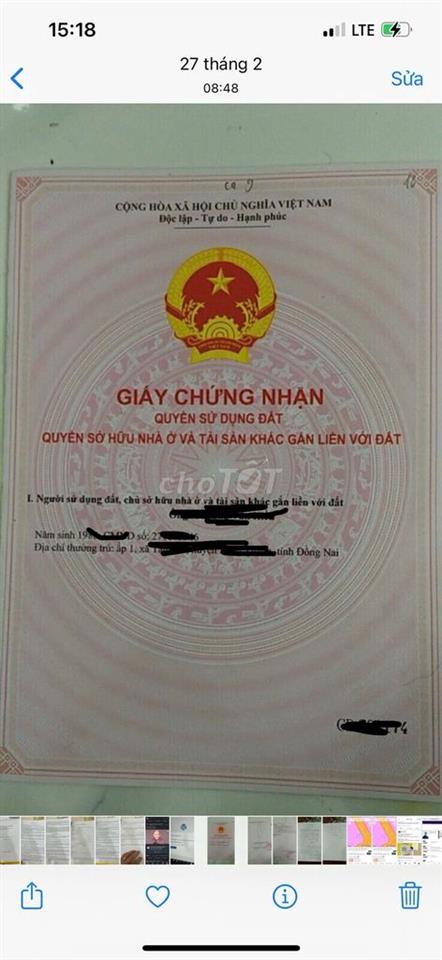 CHÍNH CHỦ CẦN BÁN GẤP LÔ ĐẤT TIỀM NĂNG SÁT TRUNG TÂM LONG THÀNH