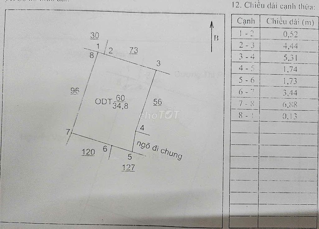 Bán nhà đất chính chủ, không quy hoạch