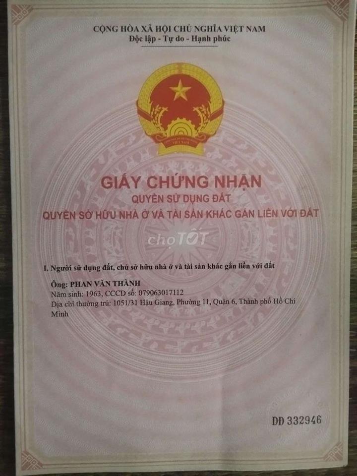 chính chủ cần bán nhà cấp 4 Q6