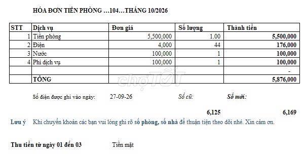 Nhượng lại CHDV đẹp, sạch sẽ, an ninh và yên tĩnh