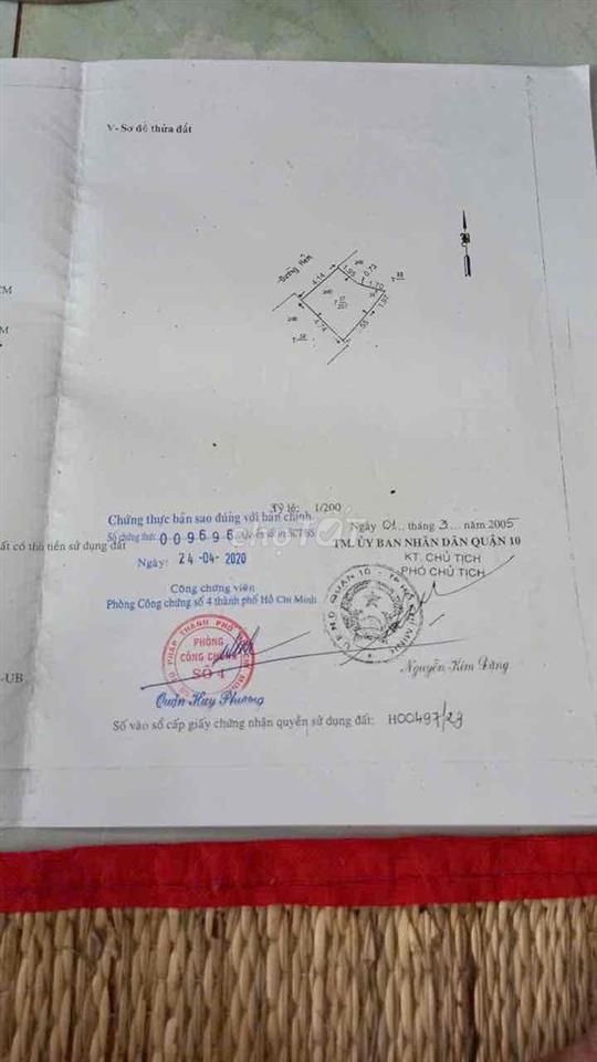 bán nhà Quận 10 mặt tiền 68/16 đồng nai F15 Q10