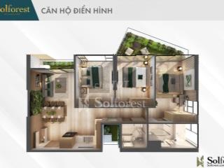 BÁN CĂN HỘ 3 PHÒNG NGỦ SOLFOREST-ECOPARK