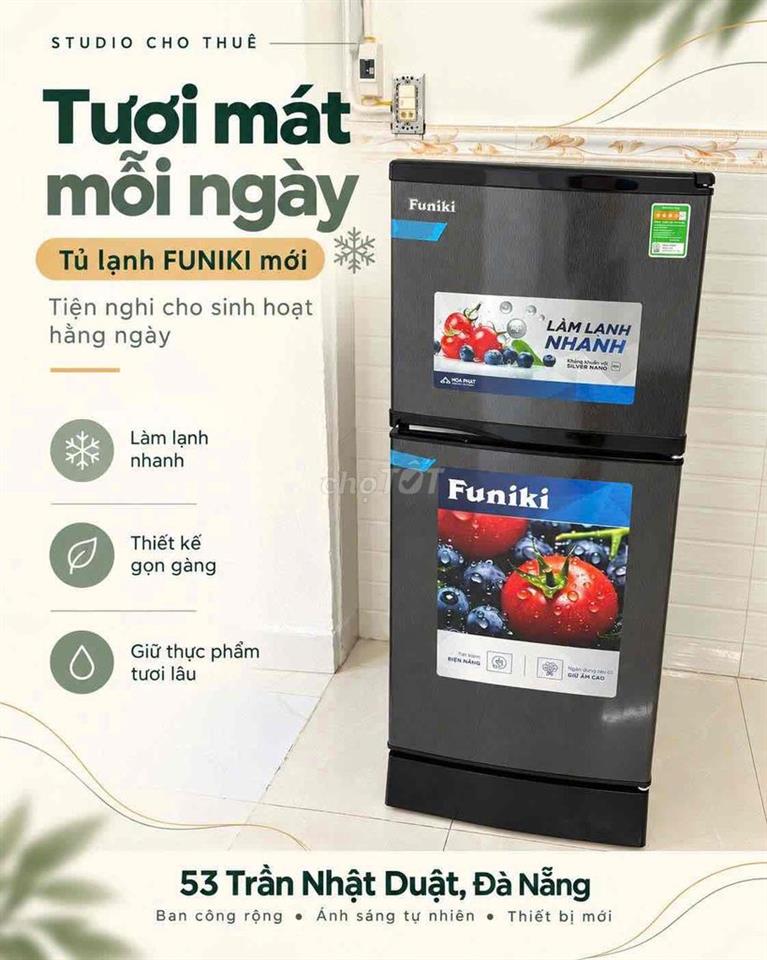 STUDIO GẦN BIỂN, BAN CÔNG RỘNG