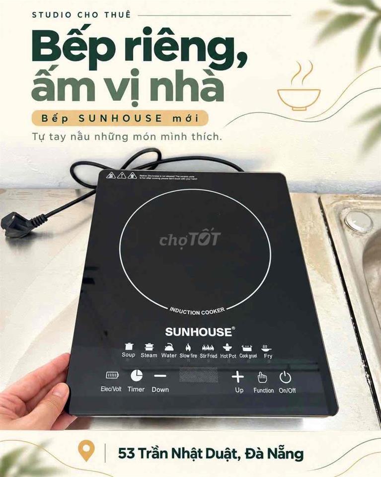 STUDIO GẦN BIỂN, BAN CÔNG RỘNG