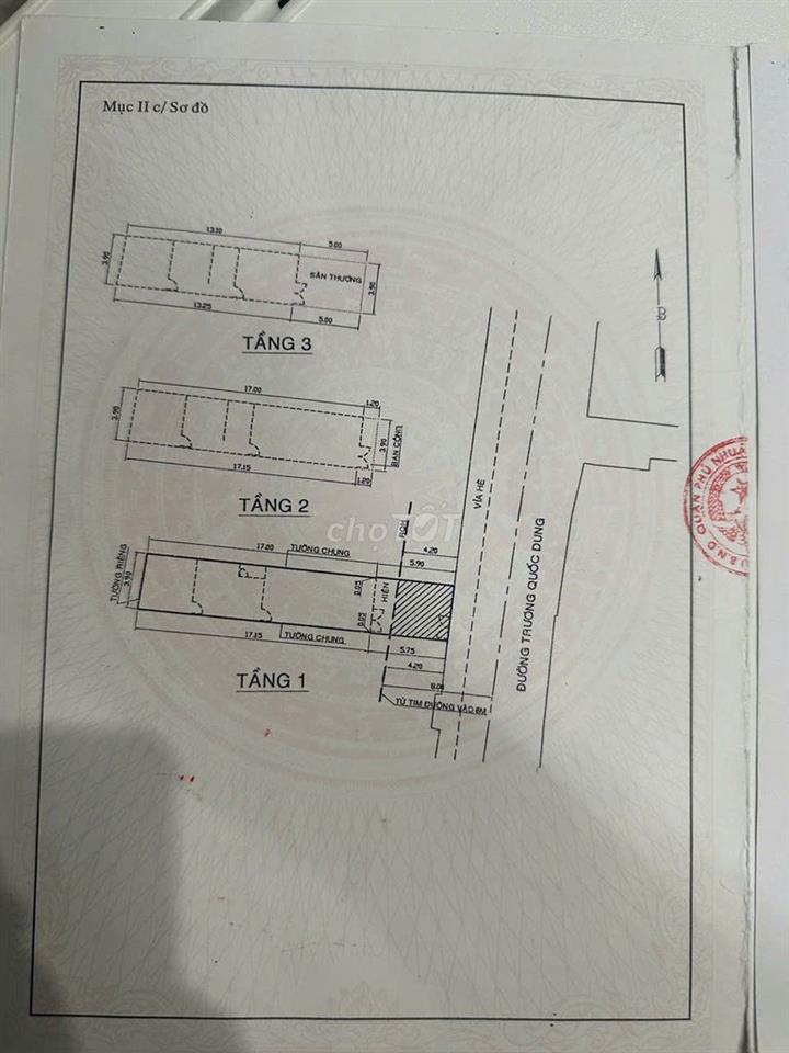 Bán nhà mặt tiền Trương Quốc Dung Phú Nhuận, gần Nguyễn Văn Trỗi