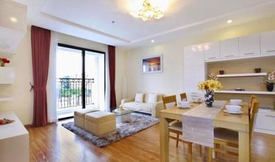 Cho thuê căn hộ chung cư Sacomreal 584, DT105m2, 3pn,3wc, 13tr.
