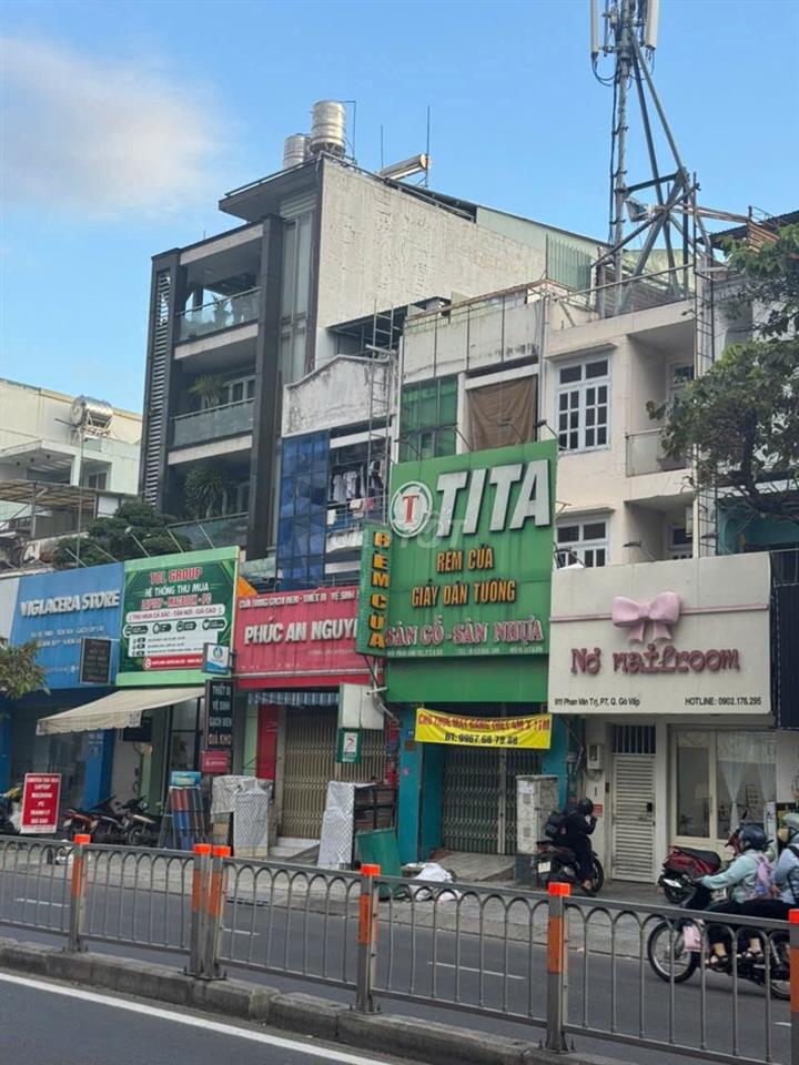 mặt tiền phan văn trị dt 4x13m vị trí đẹp nhát khu kd đa nghành nghề 