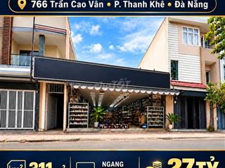 🔥 311m² ĐẤT MẶT TIỀN TRẦN CAO VÂN – NGANG 6,65M NỞ HẬU 10M - GIÁ 27 TỶ
