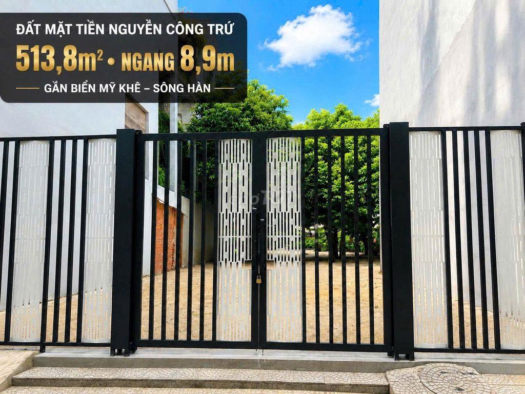 BÁN ĐẤT MẶT TIỀN NGUYỄN CÔNG TRỨ, ĐÀ NẴNG - DT 514M2 NGANG 9M NỞ HẬU