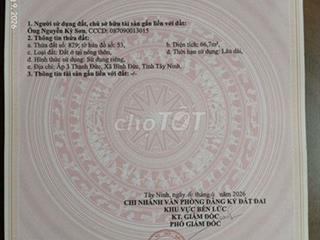 66m2 thổ cư, ấp 3 Thạnh Đức - Bến Lức