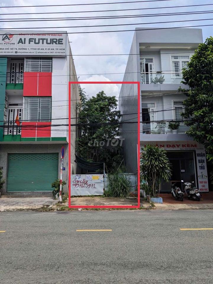 BÁN ĐẤT MẶT TIỀN ĐƯỜNG SỐ 1 – KHU HÀNH CHÍNH PHƯỜNG DĨ AN