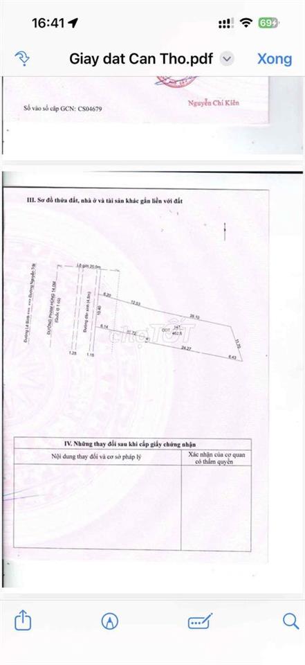 nhà đất dưới cầu cái răng mặt tiền đường phạm hùng cần thơ