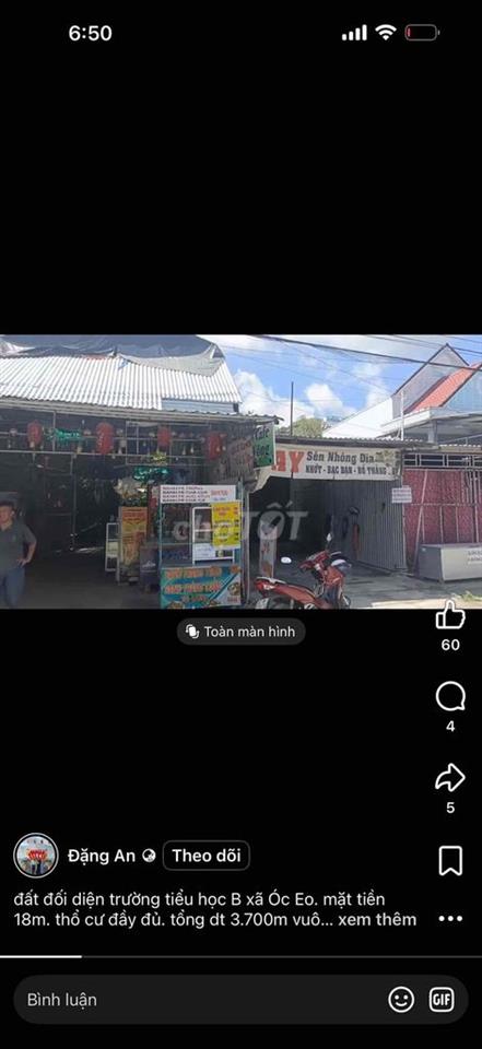 Đất VIP Óc Eo