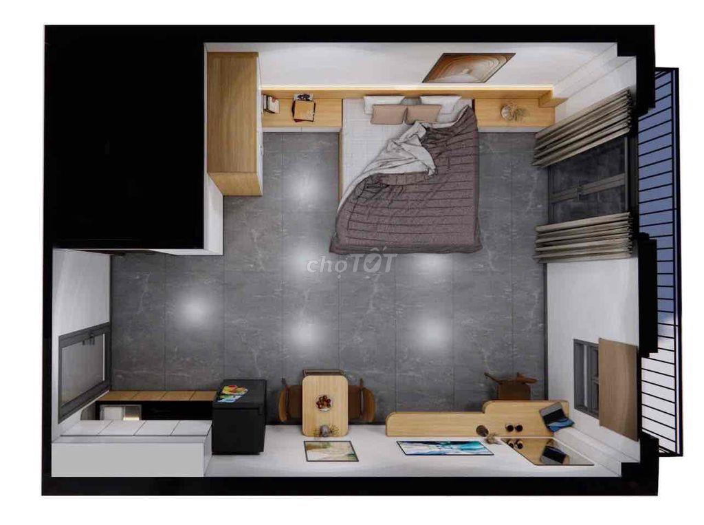 Cho thuê căn hộ 40m2 hoà xuân đường Thanh lương mới full nội thất