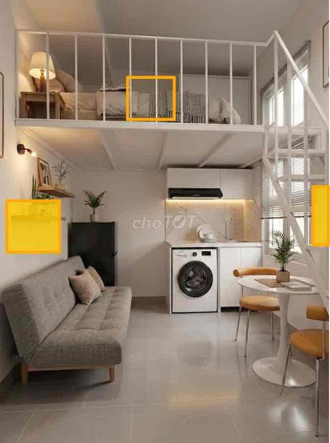 🔥Bóc seal phòng gác full NT - Gần VLU Dương Quảng Hàm, Emart_Thang máy