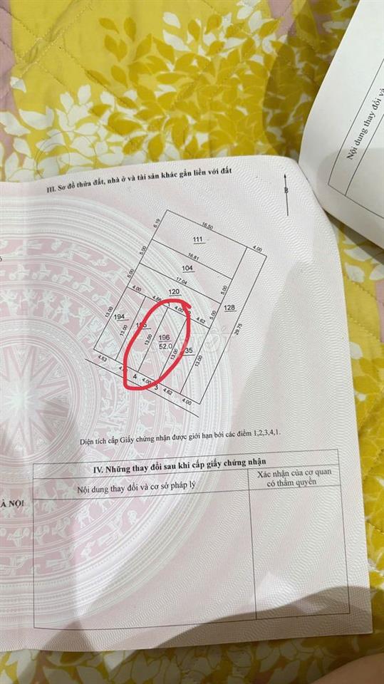 Bán cắt lỗ lô đất thôn Mỹ Nội, xã Bắc Hồng, huyện Đông Anh, Hà Nội