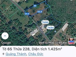 47.5 m mặt tiền đường nhựa 6m đã phân 2 lô 25m, 22,5m