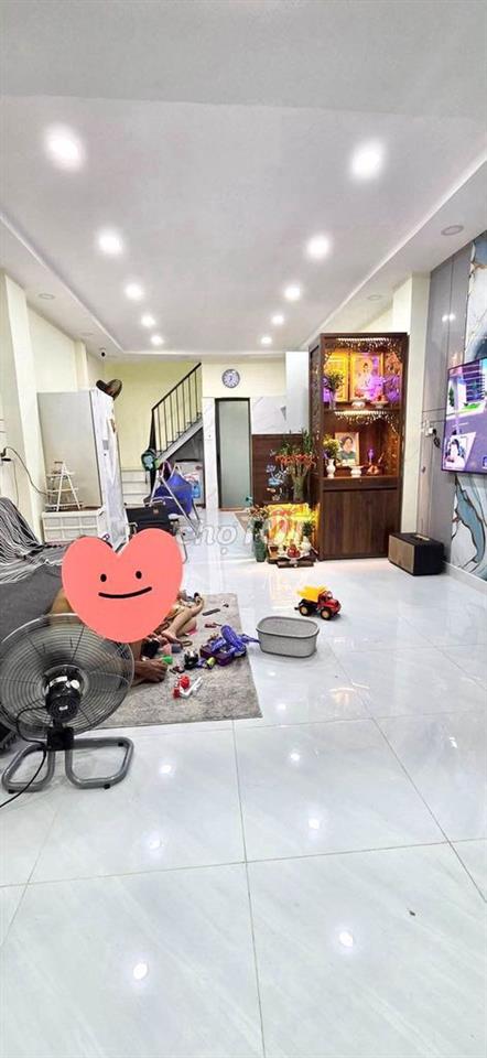 NHÀ SÁT MẶT TIỀN HẺM XE HƠI THÔNG  GẦN TÊN LỬA - 2 TẦNG BTCT- HƠN 4Đ