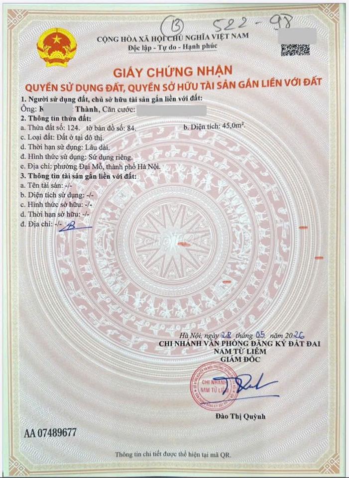 Bán nhà siêu đẹp Phùng Khoang full nội thất cao cấp