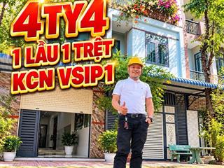 4TY4 2 TẦNG KCN VSIP 1 72M2 ĐƯỜNG Ô TÔ 