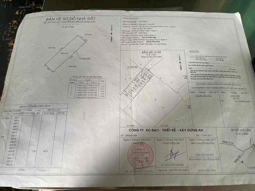 Bán nhà diện tích 60m2
