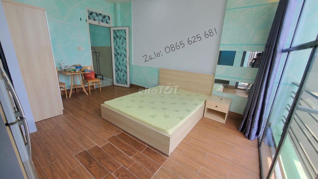 Studio full nội thất, bancol. CAM KẾT HÌNH THẬT, GIÁ THẬT