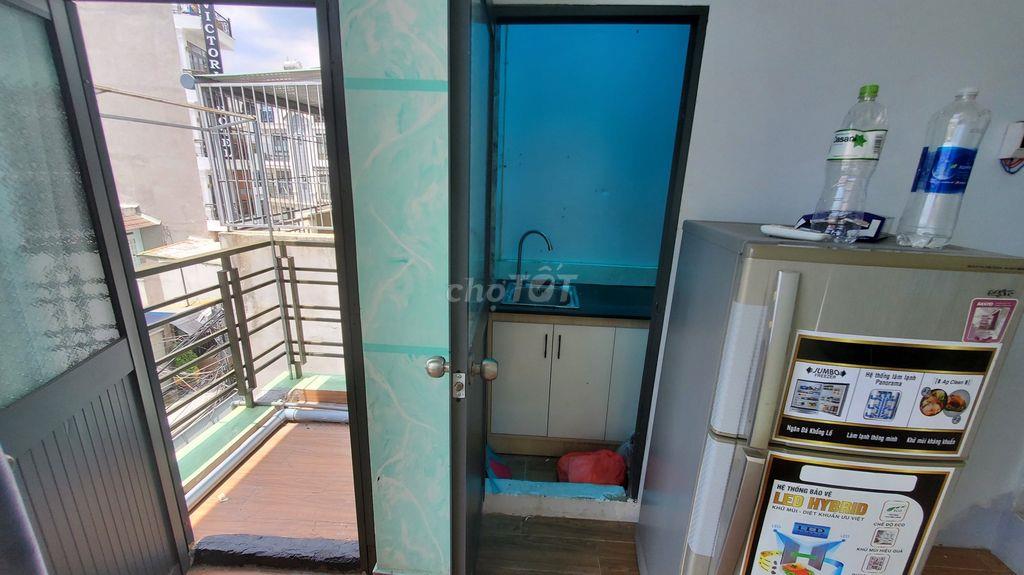 Studio full nội thất, bancol. CAM KẾT HÌNH THẬT, GIÁ THẬT