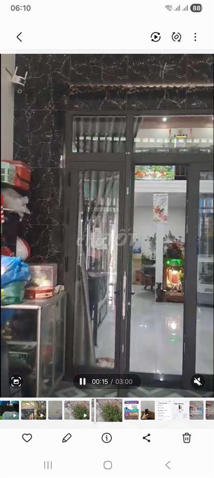 nhà 2 mặt kiệt ôtô đậu đỗ