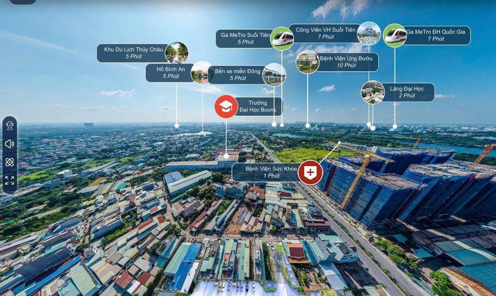 Sở hữu căn hộ TP.HCM chỉ với 120 triệu Bcons Aria ngay Làng Đại học. 