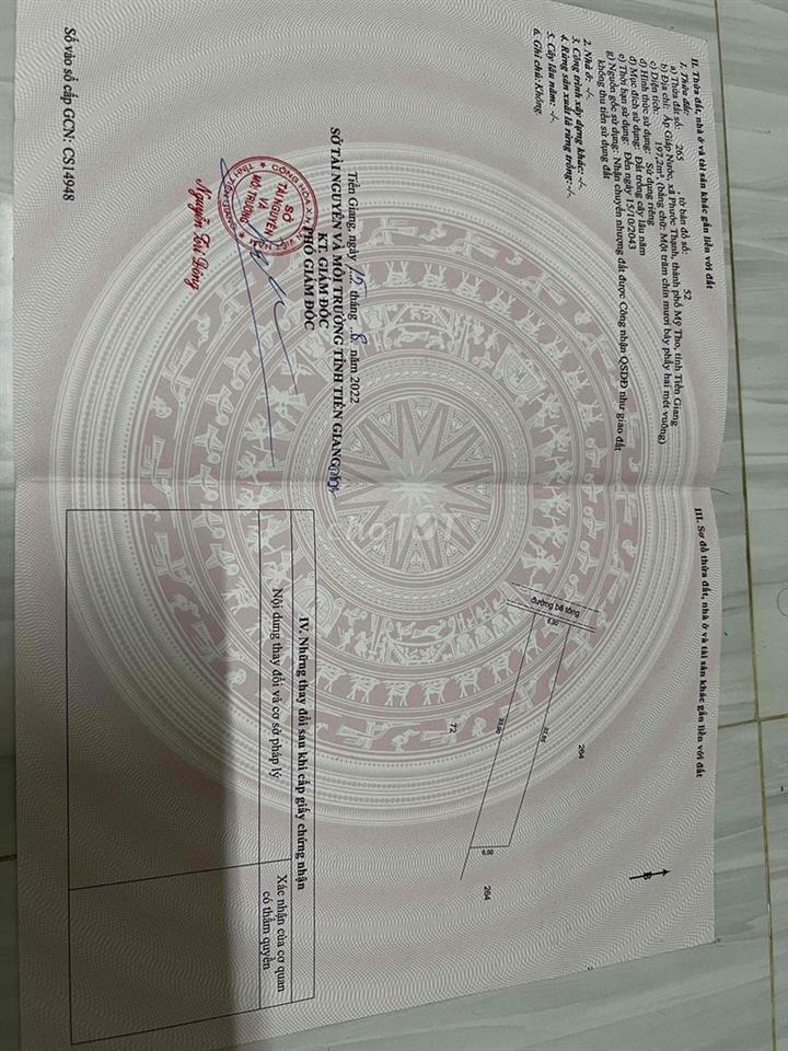 bán đất hẻm trồng cây lâu năm