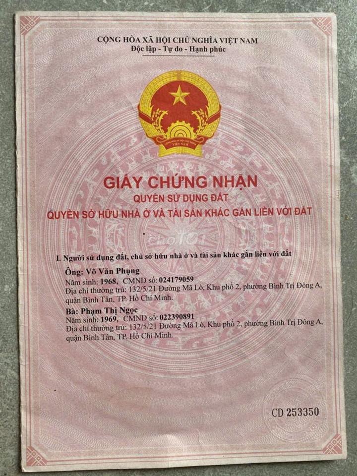 Bán Nhà Chính Chủ - Nhà Vừa Hoàn Thiện - Nội Thất Cơ Bản