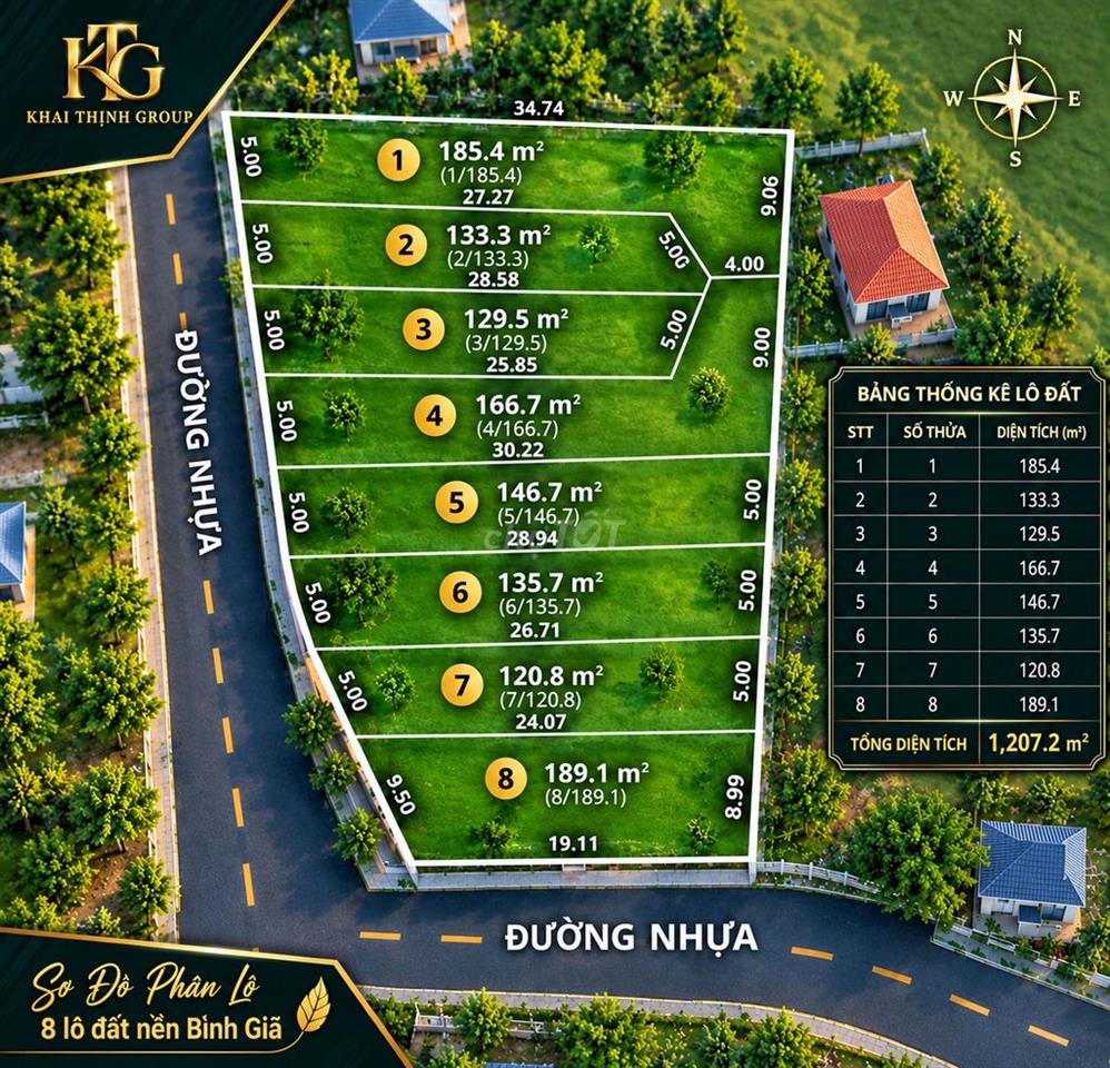 🔥 **594 TRIỆU SỞ HỮU ĐẤT NỀN BÌNH GIÃ – ĐƯỜNG NHỰA** 🔥