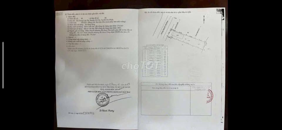 CẦN BÁN GẤP LÔ ĐẤT 340m2 TẶNG NHÀ XƯỠNG GIÁ BÁN 950 TRIỆU TẠI CỦ CHI