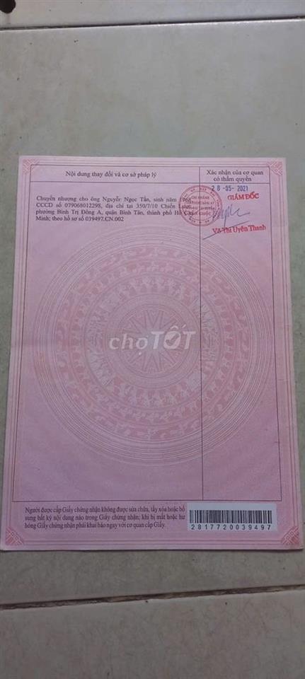 BÁN ĐẤT Ở 89 M² MỸ LỘC – CẦN GIUỘC, NGANG 4 M, ĐƯỜNG BÊ TÔNG